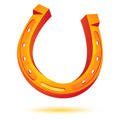 Golden horseshoe icon.