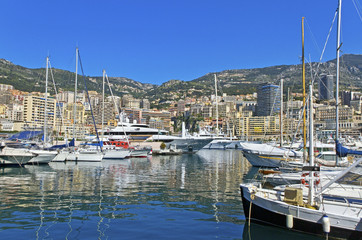 Fototapeta na wymiar Panorama miasta, Monako.