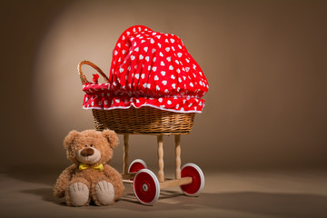 puppenwagen mit teddy  5