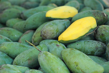 Fresh mango fruit in the market