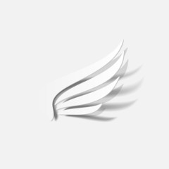 Obraz premium realistic design element: wing