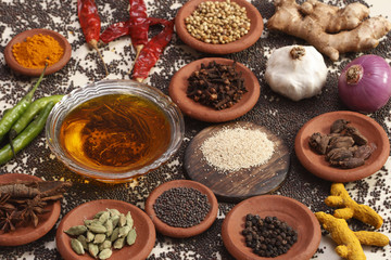 Ingredient mixture is a combination of spices, herbs