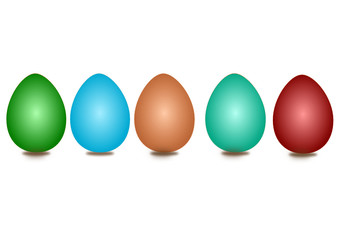 Ostereier, ei, eier, ostern, Vektor