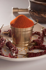 Red Chilly powder.