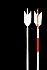 Red and white demon-breaking arrow