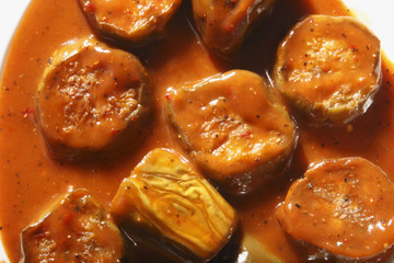 Bonjan Salad - A Spicy Eggplant Salad from Afghan