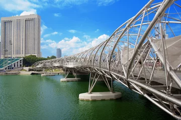 Photo sur Plexiglas Helix Bridge Le pont de l& 39 hélice