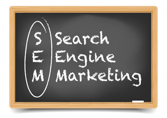 Obraz premium Blackboard SEM