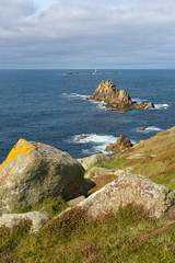 Fototapeta premium Cornish Coast at Lands End Cornwall