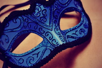 carnival mask with a retro effect