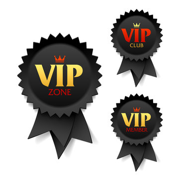 VIP zone, club and member labels