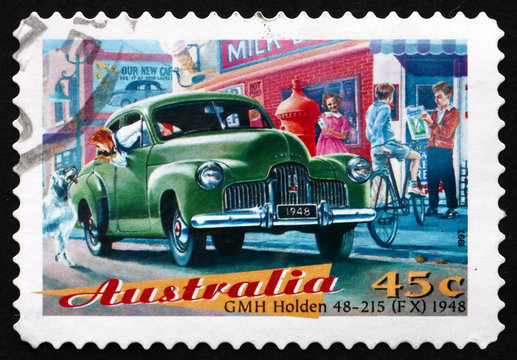 Postage stamp Australia 1997 GMH Holden, Classic Car