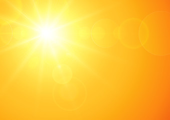 Sunny background. Vector