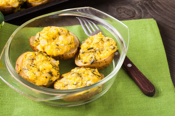 Stuffed baked potato