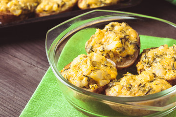 Stuffed baked potato