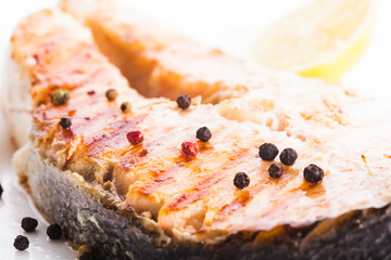 Salmon steak