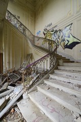 old abandoned stair