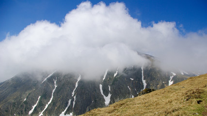 Parang mountains in Carpathians, Romania