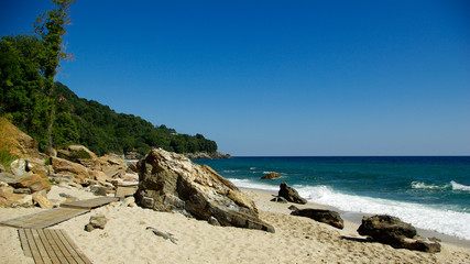 Obraz premium Plaka beach, Pelion, Greece