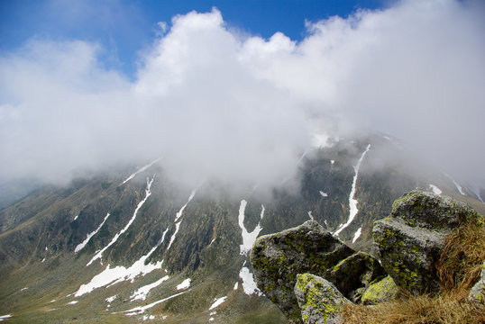 Parang mountains in Carpathians, Romania