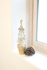 Christmas tree and pine cone
