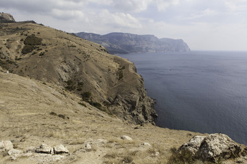 Берег Крыма в районе Балаклавы.