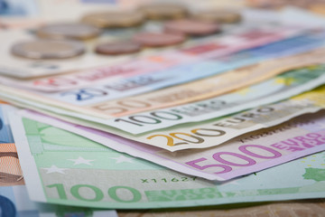 Obraz na płótnie Canvas Pieniądze euro
