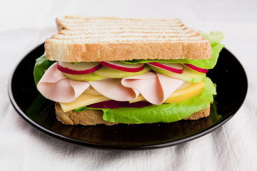 Vegetarisches Sandwich