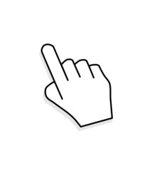 3D hand cursor.