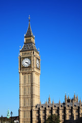 Fototapeta na wymiar Big Ben of the Houses Of Parliament