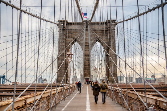 Fototapeta Brooklin bridge