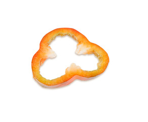 Lot of red pepper cut