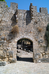 Greece Nafpaktos castle main entrance, Greece Nafpactos