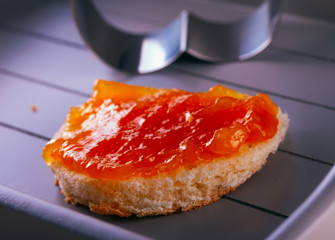 Toast with jam