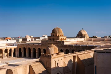 Stickers pour porte Tunisie Grande Mosquée de Kairouan