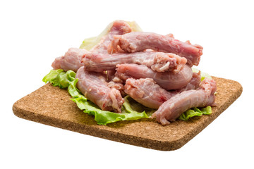 Raw chicken neck