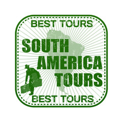 South America Tours tour stamp