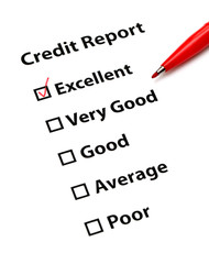 Fototapeta premium Credit report