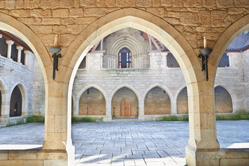 Fototapeta na wymiar Interior view of Palace of Duques de Braganca, Guimaraes, Portug