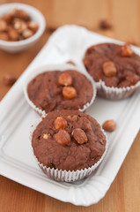 Schokoladen Nuss Muffins