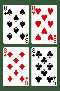 eight cards
