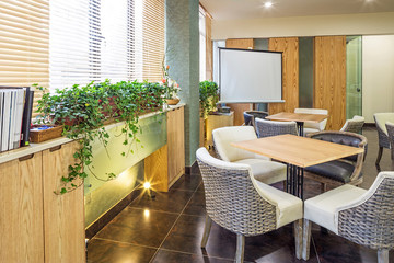 interior of a restaurant