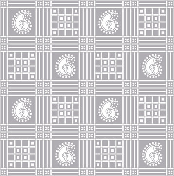 Paisley seamless pattern design