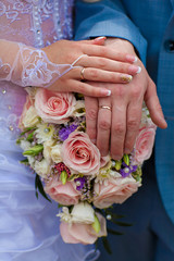 Obraz na płótnie Canvas wedding bouquet flowers