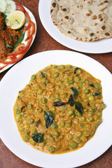 Malabar green peas curry is dish from kerala.