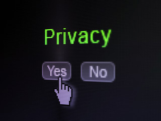 Safety concept: Privacy on digital computer screen
