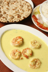 Prawn Caldine - prawn in mustard and turmeric curry