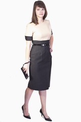 young woman in busness style