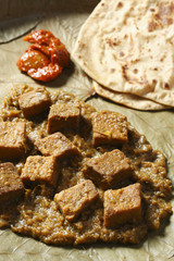 Dhokar Dalna a recipe made of bengal gram