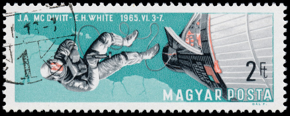 HUNGARY - CIRCA 1966: stamp printed by Hungary, shows Manned Spa